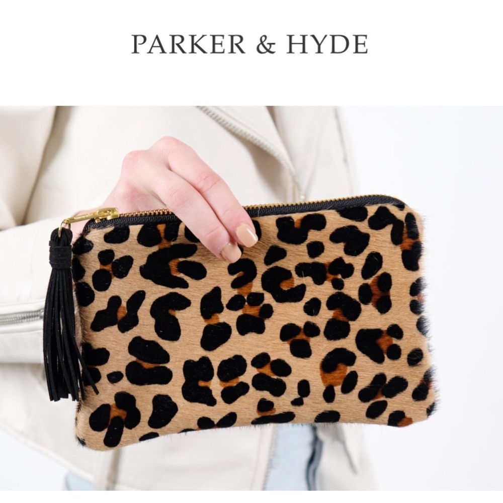 Leopard Print Clutch